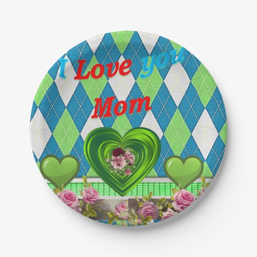 Muttertag der Teller (Vorderseite)