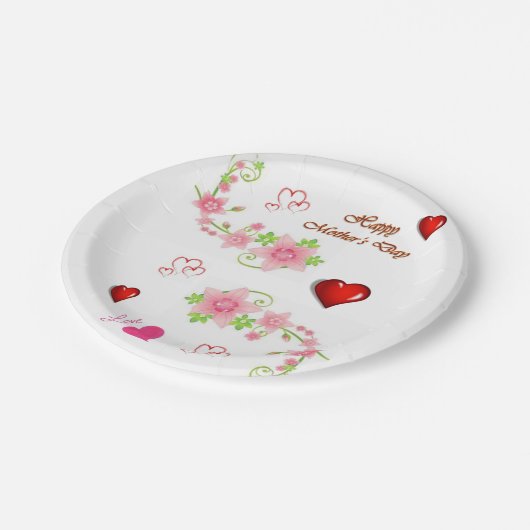 Muttertag der Teller (Schrägansicht)