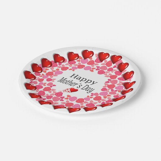 Muttertag der Teller (Schrägansicht)