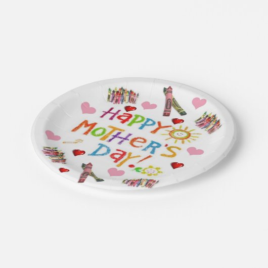 Muttertag der Teller (Schrägansicht)