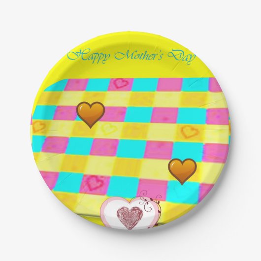 Muttertag der Teller (Vorderseite)