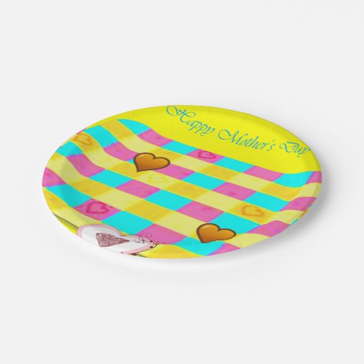 Muttertag der Teller (Schrägansicht)