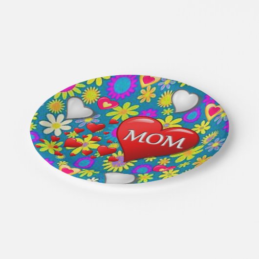 Muttertag der Teller (Schrägansicht)