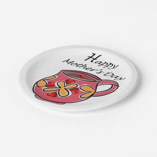 Muttertag der Teller (Schrägansicht)