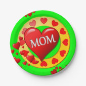 Muttertag der Teller (Vorderseite)