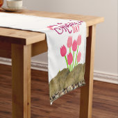 Muttertag der Tischlerin Kurzer Tischläufer (Beispiel)