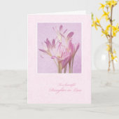 Muttertag der Tochter im Jura Karte (Gelbe Blume)