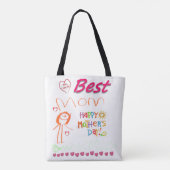 Muttertag der Tote Beutel Tasche (Rückseite)