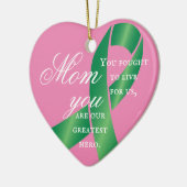 Muttertag der Transplantation individuell anpassba Keramik Ornament (Links)