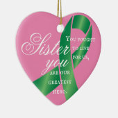 Muttertag der Transplantation individuell anpassba Keramik Ornament (Rechts)