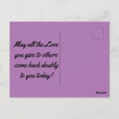 Muttertag der Vintagen Enten Postkarte (Rückseite)