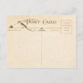 Muttertag der Vintagen Rose Postkarte (Rückseite)