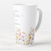 Muttertag der Wasserfarbe Wildblume Milchtasse (Rechte Ecke)