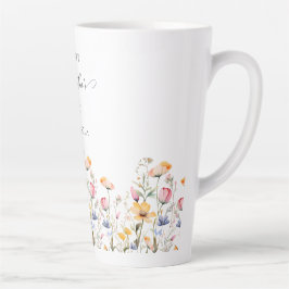 Muttertag der Wasserfarbe Wildblume Milchtasse