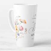 Muttertag der Wasserfarbe Wildblume Milchtasse (Linke Ecke)