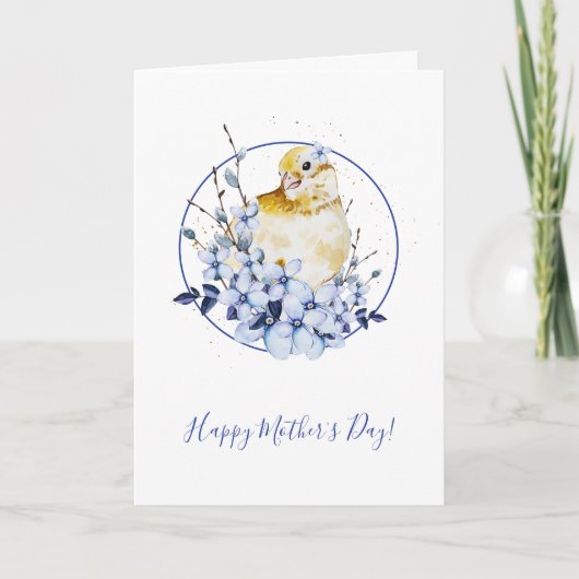 Muttertag der Wasserfarben Karte (Vorderseite)