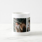 Muttertag der Wildblume | 3 FotoCollage Kaffeetasse (Mittel)