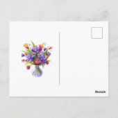 Muttertag der Wildblume Postkarte (Rückseite)