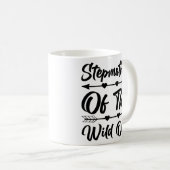 Muttertag der wilden Mutter Kaffeetasse (VorderseiteRechts)