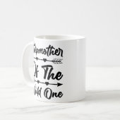 Muttertag der wilden Mutter Kaffeetasse (Vorderseite Links)