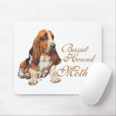 Muttertag des Basset Hound Mousepad (Mit Mouse)