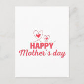 Muttertag des besten Glücks Postkarte (Vorderseite)