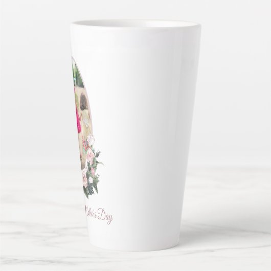 Muttertag des blühenden Fotos Milchtasse (Vorderseite)