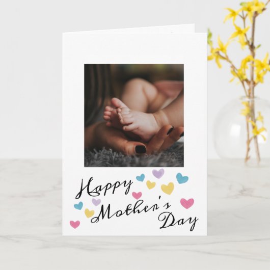 Muttertag des Fotos Karte (Gelbe Blume)