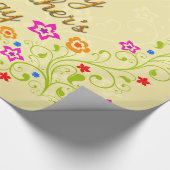 Muttertag des Glücks 23 Geschenkpapier (Ecke)