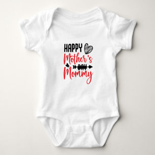 Muttertag des Glücks Baby Strampler