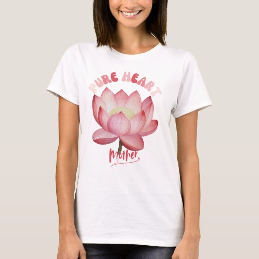 Muttertag des reinen Herzens T-Shirt (Vorderseite)