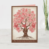 Muttertag des zaubernden Familienbaumes Foto Karte (Vorderseite)