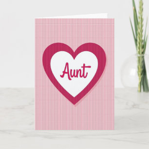 Muttertag Design Karte für liebevolle Tanten