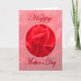 Muttertag Dianthus Rote Blume Karte