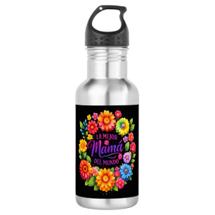 Muttertag Die beste Mama der Welt Edelstahlflasche