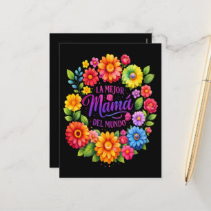 Muttertag Die beste Mama der Welt Feiertagspostkarte
