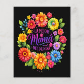 Muttertag Die Beste Mama Der Welt Flyer (Hinten)