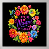 Muttertag Die beste Mama der Welt Poster (Vorne)