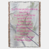 Muttertag Dogwood Decke (Vorderseite Vertikal)