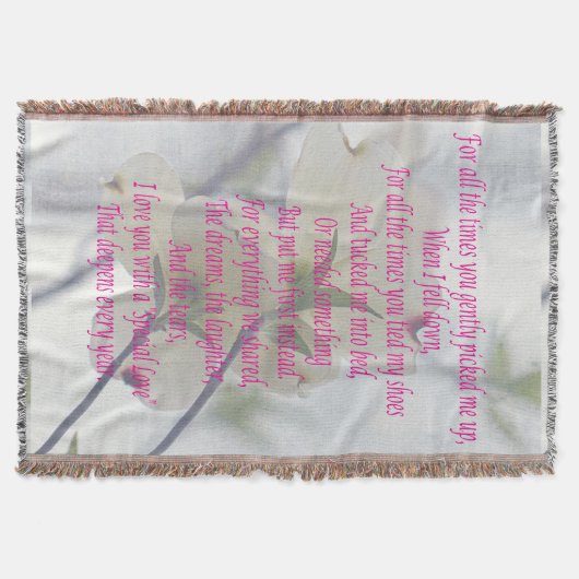 Muttertag Dogwood Decke (Vorderseite)