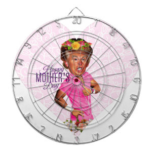 Muttertag Donald Trump Dartscheibe