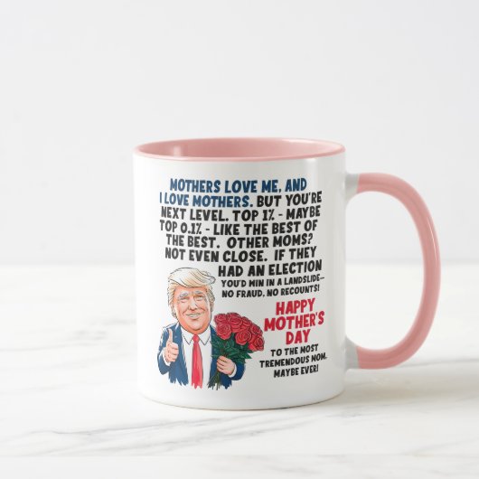 Muttertag Donald Trump Tasse (Rechts)