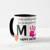 Muttertag druckbar tasse (Vorderseite Links)