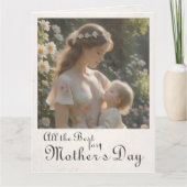 Muttertag - Ein zitterner Garten - Embrace Karte (Vorderseite)