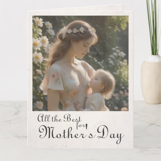 Muttertag - Ein zitterner Garten - Embrace Karte (Vorderseite)