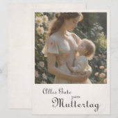 Muttertag – Eine zärtliche Umarmung im Garten (Vorne/Hinten)