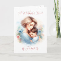 Muttertag einer Liebe in Aquarell Muttertag