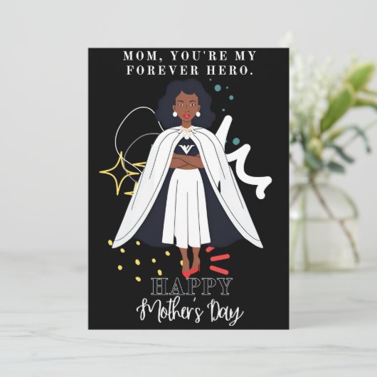 Muttertag Einladung (Stehend Vorderseite)