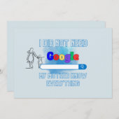 Muttertag Einladung (Vorne/Hinten)