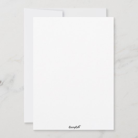 Muttertag Einladung (Rückseite)